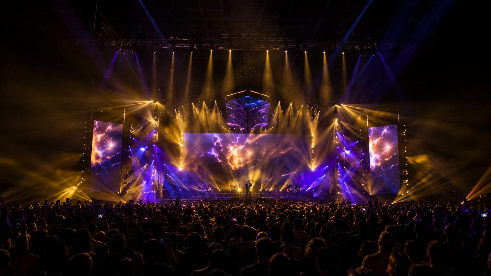 Stage lighting and performance visual